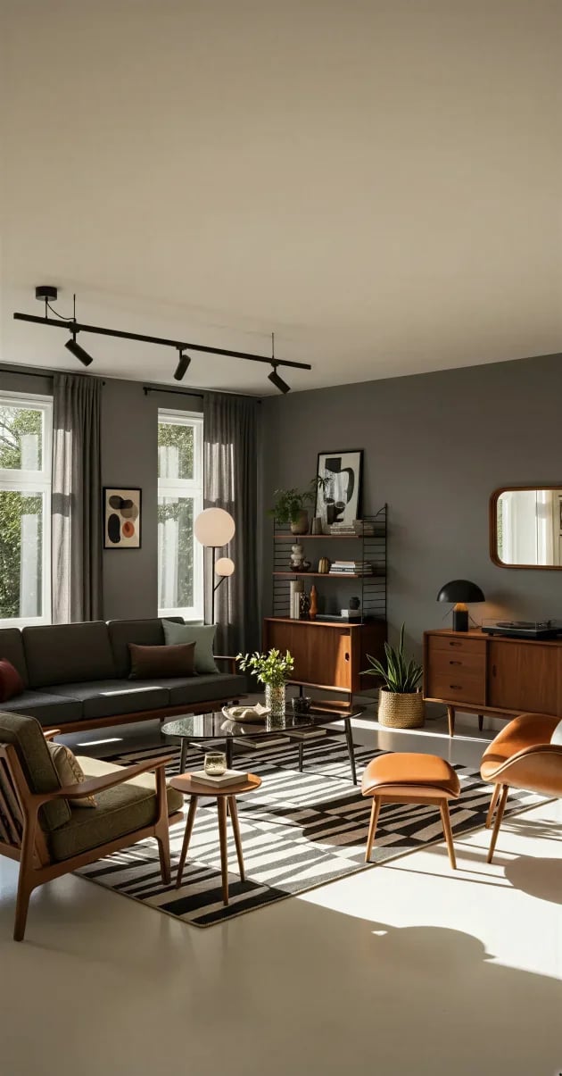 Urban Modern interior design style - AI generated